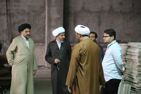 تصاویر/معاون منابع انسانی حوزه‌های علمیه کشور از پروژه‌های عمرانی حوزه علمیه خوزستان بازدید کرد