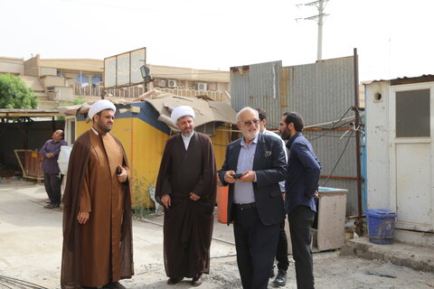 تصاویر/معاون منابع انسانی حوزه‌های علمیه کشور از پروژه‌های عمرانی مدرسه علمیه الغدیر اهواز بازدید کرد