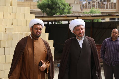 تصاویر/معاون منابع انسانی حوزه‌های علمیه کشور از پروژه‌های عمرانی مدرسه علمیه الغدیر اهواز بازدید کرد