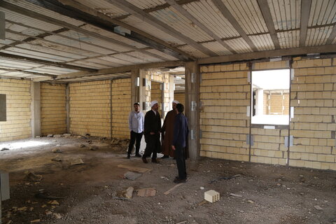 تصاویر/معاون منابع انسانی حوزه‌های علمیه کشور از پروژه‌های عمرانی مدرسه علمیه امام حسن مجتبی (علیه السلام) اهواز بازدید کرد