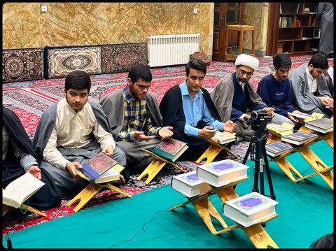 تصاویر/ برنامه هفتگی تلاوت و تدبر قرآن کریم سوره زلزال و العادیات در مدرسه علمیه امام خمینی (ره) گرگان