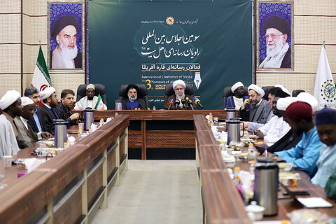 تصاویر/ سومین اجلاس بین‌المللی راویان رسانه‌ای اهل‌بیت(ع) با حضور فعالان رسانه‌ای قاره آفریقا