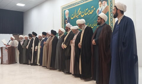 تصاویر/ تجلیل از استادان نمونه مدارس علمیه منطقه کاشان