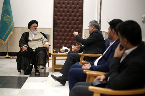 تصاویر/ دیدار مدیرعامل بانک قرض الحسنه مهر ایران با تولیت مسجد مقدس جمکران