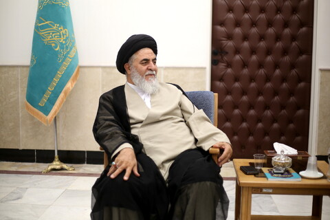 تصاویر/ دیدار مدیرعامل بانک قرض الحسنه مهر ایران با تولیت مسجد مقدس جمکران