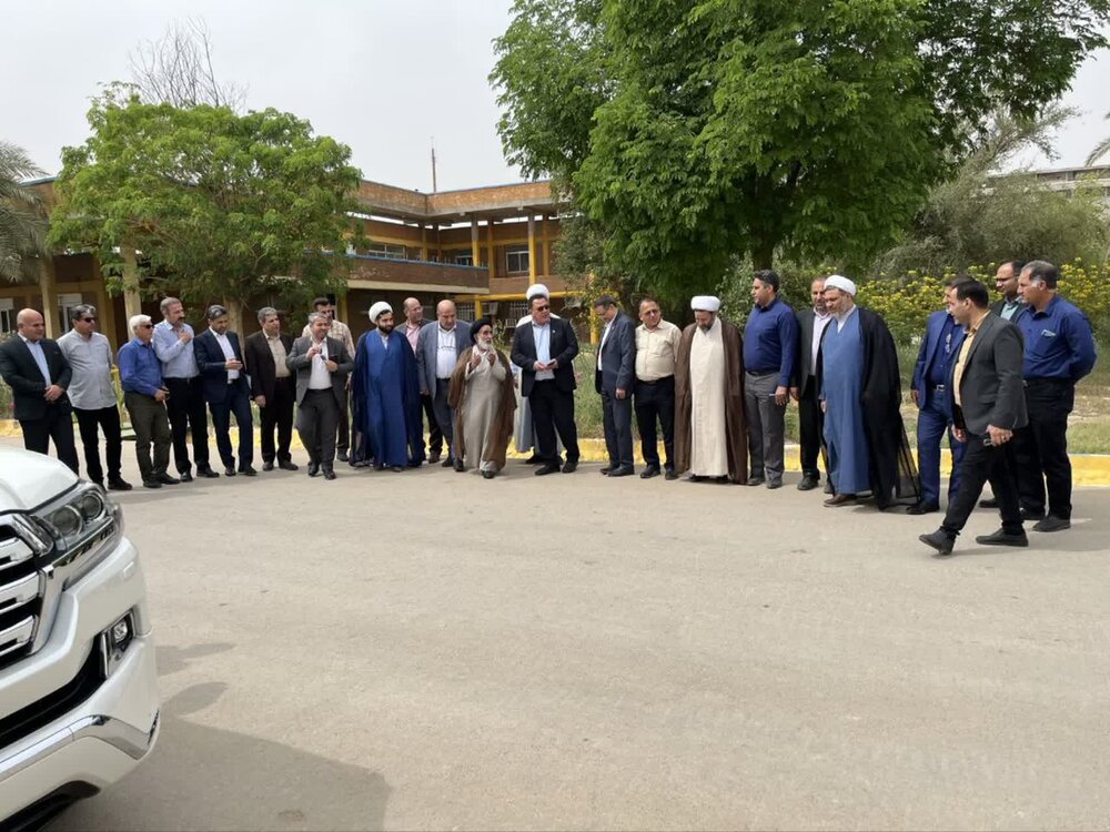 نماینده ولی فقیه در وزارت جهاد کشاورزی در جمع کارکنان شرکت کشت و صنعت دعبل خزایی