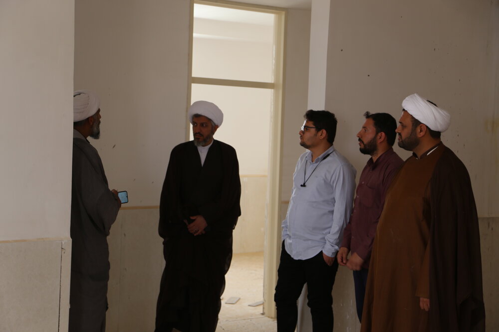 تصاویر/ بازدید معاون منابع انسانی و پشتیبانی حوزه‌های علمیه  از پروژه‌های عمرانی مدرسه علمیه امام جعفرصادق(علیه السلام) الوان