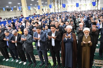 تصاویر/ اقامه نماز جمعه شهرستان خوی