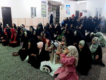 تصاویر/ جشن دختران ماه در مدرسه علمیه خواهران برازجان