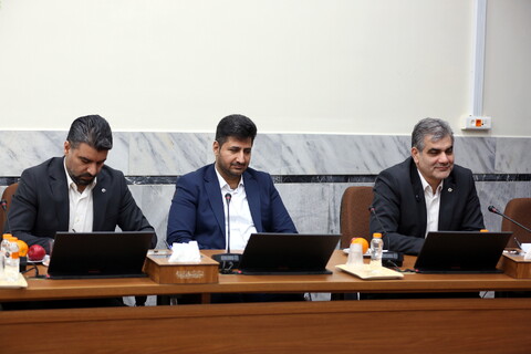 تصاویر/ دیدار مدیرعامل بانک قرض الحسنه مهر ایران با مسئول دبیرخانه شورای عالی حوزه‌های علمیه