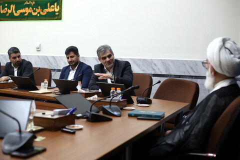 تصاویر/ دیدار مدیرعامل بانک قرض الحسنه مهر ایران با مسئول دبیرخانه شورای عالی حوزه‌های علمیه