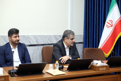 تصاویر/ دیدار مدیرعامل بانک قرض الحسنه مهر ایران با مسئول دبیرخانه شورای عالی حوزه‌های علمیه