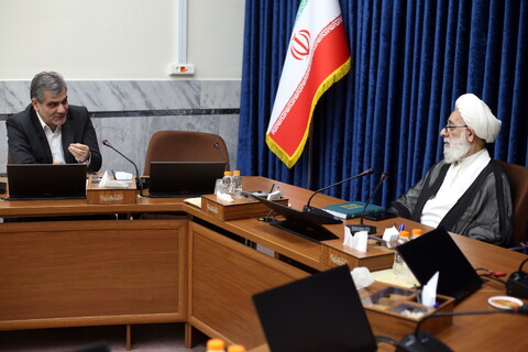 تصاویر/ دیدار مدیرعامل بانک قرض الحسنه مهر ایران با مسئول دبیرخانه شورای عالی حوزه‌های علمیه