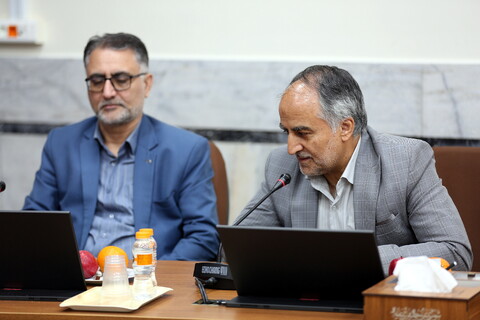 تصاویر/ دیدار مدیرعامل بانک قرض الحسنه مهر ایران با مسئول دبیرخانه شورای عالی حوزه‌های علمیه