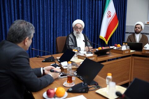 تصاویر/ دیدار مدیرعامل بانک قرض الحسنه مهر ایران با مسئول دبیرخانه شورای عالی حوزه‌های علمیه