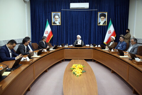 تصاویر/ دیدار مدیرعامل بانک قرض الحسنه مهر ایران با مسئول دبیرخانه شورای عالی حوزه‌های علمیه