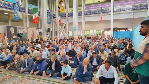 تصاویر/ اقامه نماز جمعه رابر