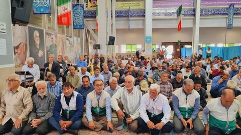 تصاویر/ اقامه نماز جمعه رابر