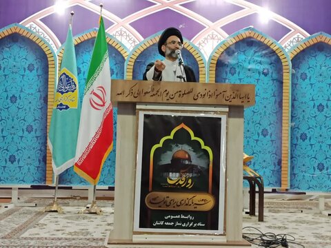 تصاویر/نماز عبادی سیاسی جمعه کاشان