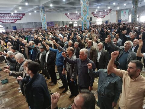 تصاویر/نماز عبادی سیاسی جمعه کاشان