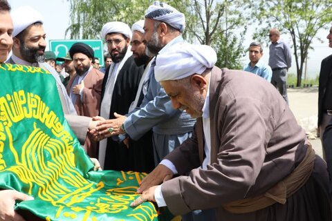 تصاویر/ حضور کاروان زیر سایه خورشید در شهرستان مرزی سردشت