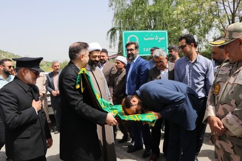 تصاویر/ حضور کاروان زیر سایه خورشید در شهرستان مرزی سردشت