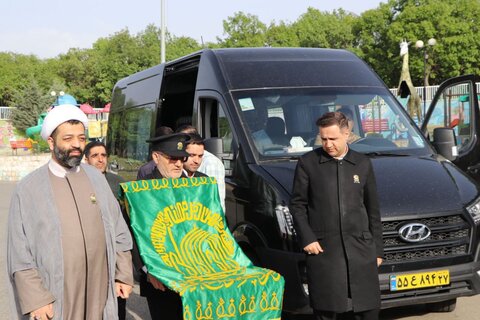 تصاویر/ حضور کاروان زیر سایه خورشید در شهرستان میرآباد