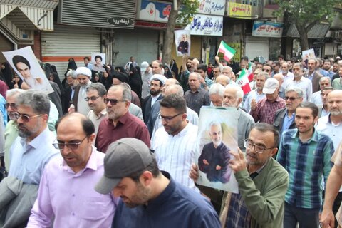 تصاویر/ برگزاری راهپیمایی جمعه‌های خشم در محکومیت جنایات رژیم صهیونیستی در قزوین