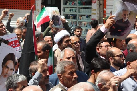 تصاویر/ برگزاری راهپیمایی جمعه‌های خشم در محکومیت جنایات رژیم صهیونیستی در قزوین