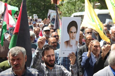 تصاویر/ برگزاری راهپیمایی جمعه‌های خشم در محکومیت جنایات رژیم صهیونیستی در قزوین