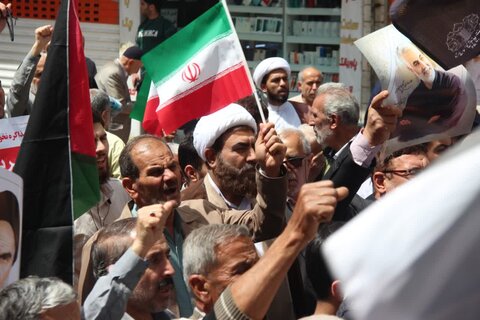 تصاویر/ برگزاری راهپیمایی جمعه‌های خشم در محکومیت جنایات رژیم صهیونیستی در قزوین