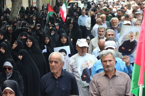 تصاویر/ برگزاری راهپیمایی جمعه‌های خشم در محکومیت جنایات رژیم صهیونیستی در قزوین