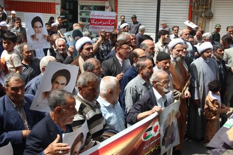 تصاویر/ برگزاری راهپیمایی جمعه‌های خشم در محکومیت جنایات رژیم صهیونیستی در قزوین