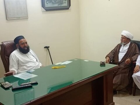 علامہ شبیر میثمی کی چیئرمین امام خمینی (رہ) ٹرسٹ سے ملاقات / موجودہ ملکی صورتحال پر خصوصی گفتگو