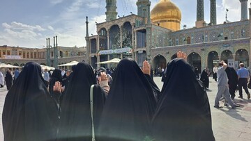 تصاویر/ اردوی زیارتی قم و جمکران ویژه طلاب مدرسه علمیه الهیه ساوه