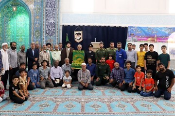 تصاویر/ کاروان زیر سایه خورشید در جمع مردم امام حسن