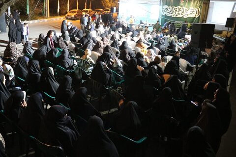 تصاویر/ برپایی چایخانه رضوی در برزک کاشان