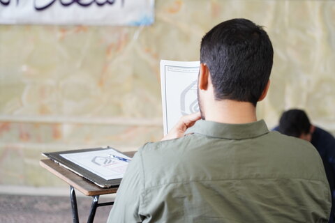 تصاویر/ برگزاری آزمون استعداد‌های برتر طلاب کشور