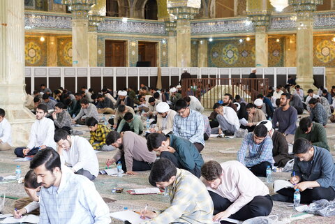 تصاویر/ برگزاری آزمون استعداد‌های برتر طلاب کشور