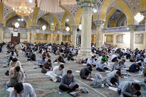 تصاویر/ برگزاری آزمون استعداد‌های برتر طلاب کشور