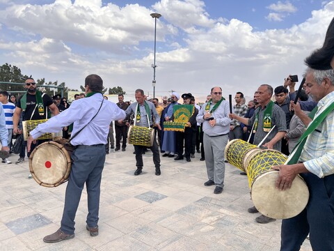تصاویر|کاروان زیر سایه خورشید در شهرستان شهرضا
