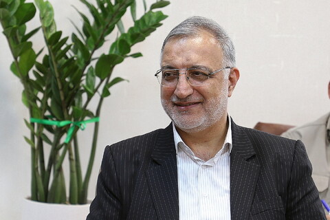 تصاویر/ دیدار شهردار تهران با آیت الله اعرافی