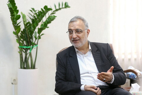 تصاویر/ دیدار شهردار تهران با آیت الله اعرافی