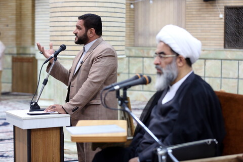 تصاویر / تجلیل شاگردان از استاد حوزه