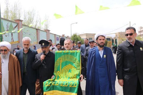 تصاویر/ حضور کاروان زیر سایه خورشید در شهرستان چالدران