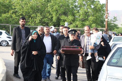 تصاویر/ حضور کاروان زیر سایه خورشید در شهر قوشچی