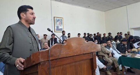 انجینئر حمید حسین کا چیف سیکرٹری اور آئی جی خیبر پختونخوا کے ہمراہ پارا چنار ضلع کرم کا دورہ