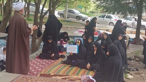 تصاویر/ اردوی یک روزه طلاب مدرسه علمیه فاطمیه نقده