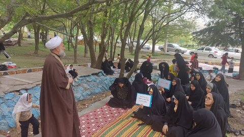 تصاویر/ اردوی یک روزه طلاب مدرسه علمیه فاطمیه نقده