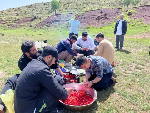 تصاویر/ اردوی یک روزه طلاب مدرسه علمیه امام رضا (ع) میاندوآب